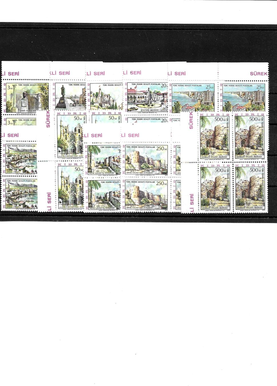 Zypern Kibris 1975 Kat Nr 10 19 Im 4er Block Kat Wert 120 