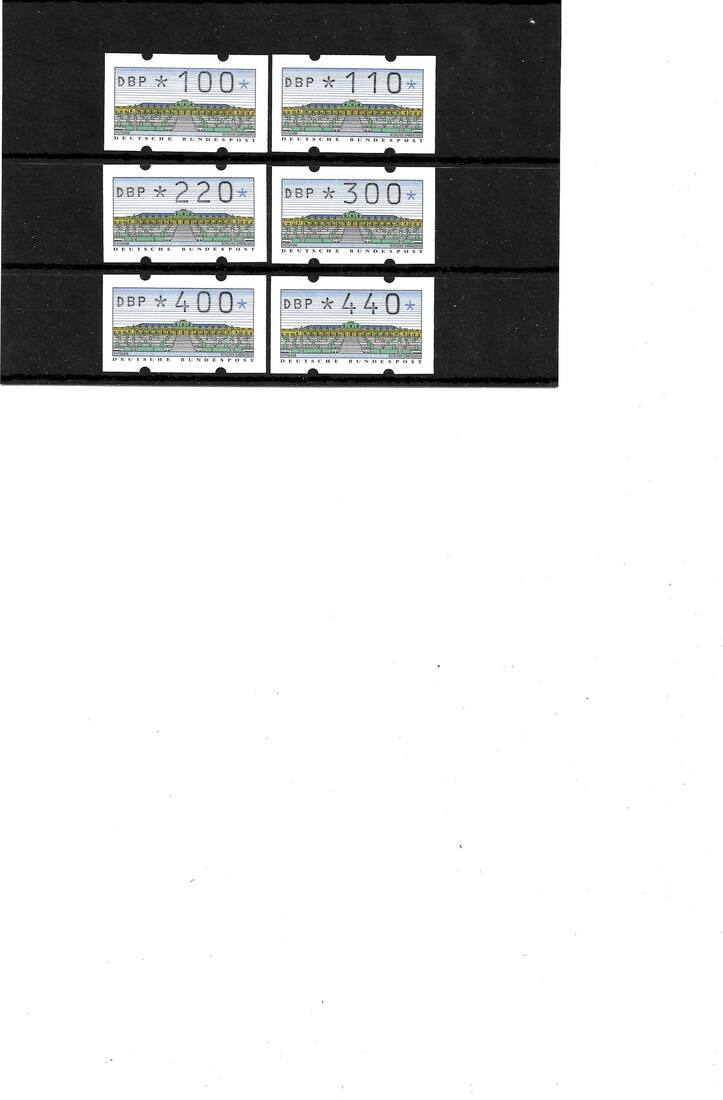 Deutschland 1997 Kat Nr 2 1 1 VS 3 Kpl Kat Wert 22 Postfrisch 