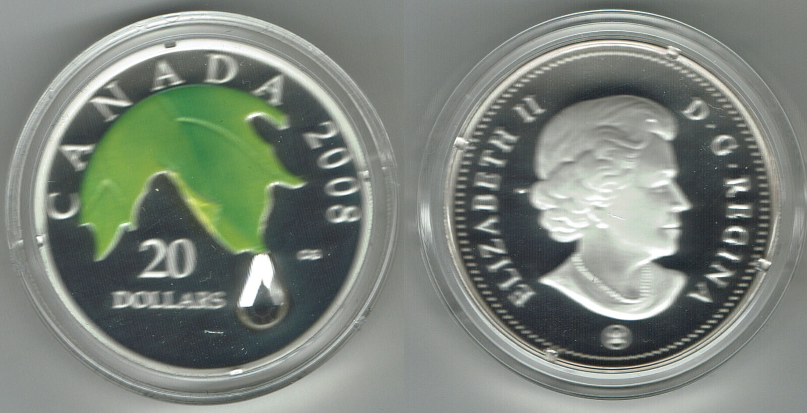 48 20 ca. 20 Dollars Sea Otter Black and Gold Silver Coin 20$ Canada 2022 Proof.