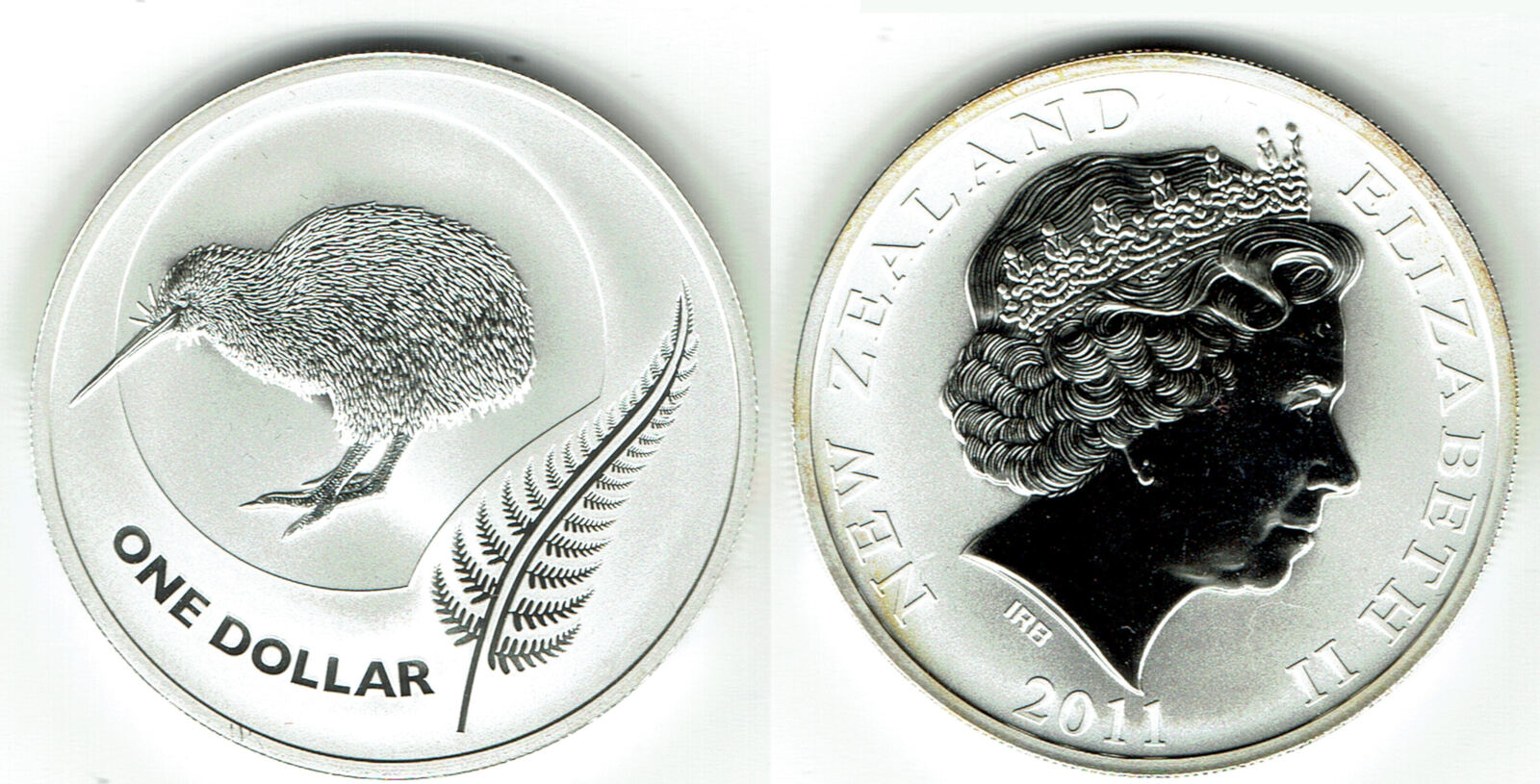 Details about   New Zealand 2011 Kiwi Bird Dollar 1oz Silver Coin,Proof 