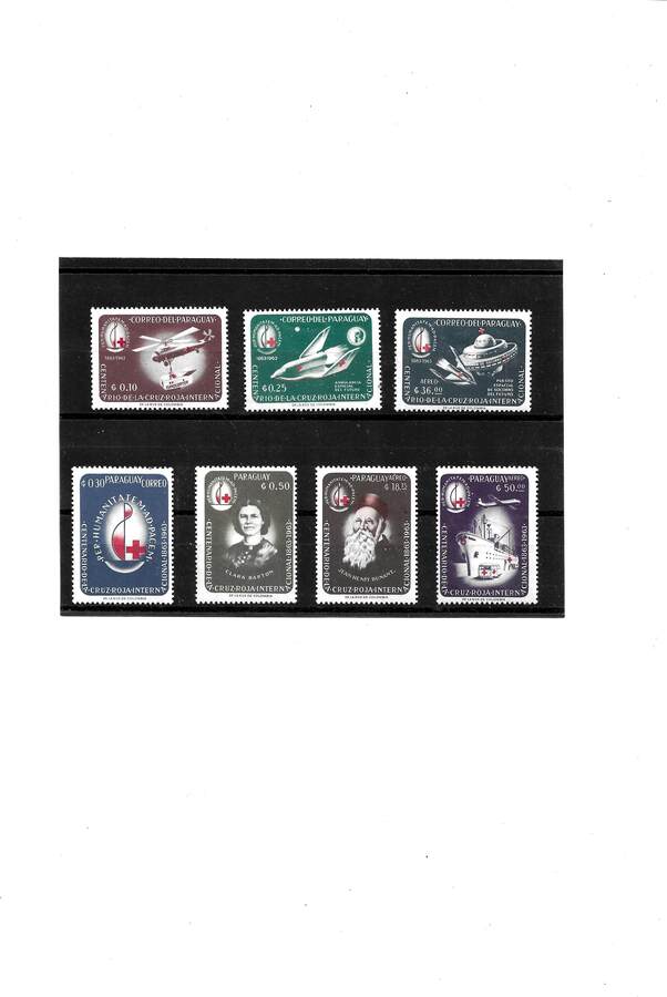 Paraguay 1964 Kat Nr 1981 87 Kpl Kat Wert 15 Postfrisch MA Shops