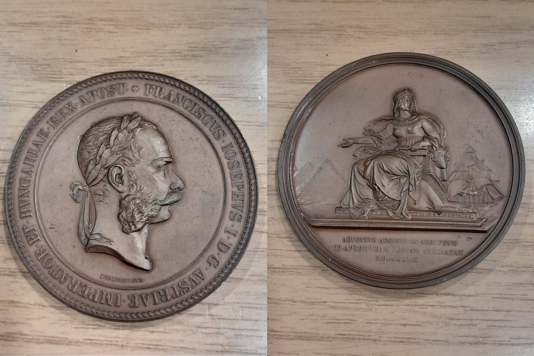 「大将さま専用」 Haus Habsburg - Franz Joseph I. Bronzemedaille austria, Franz