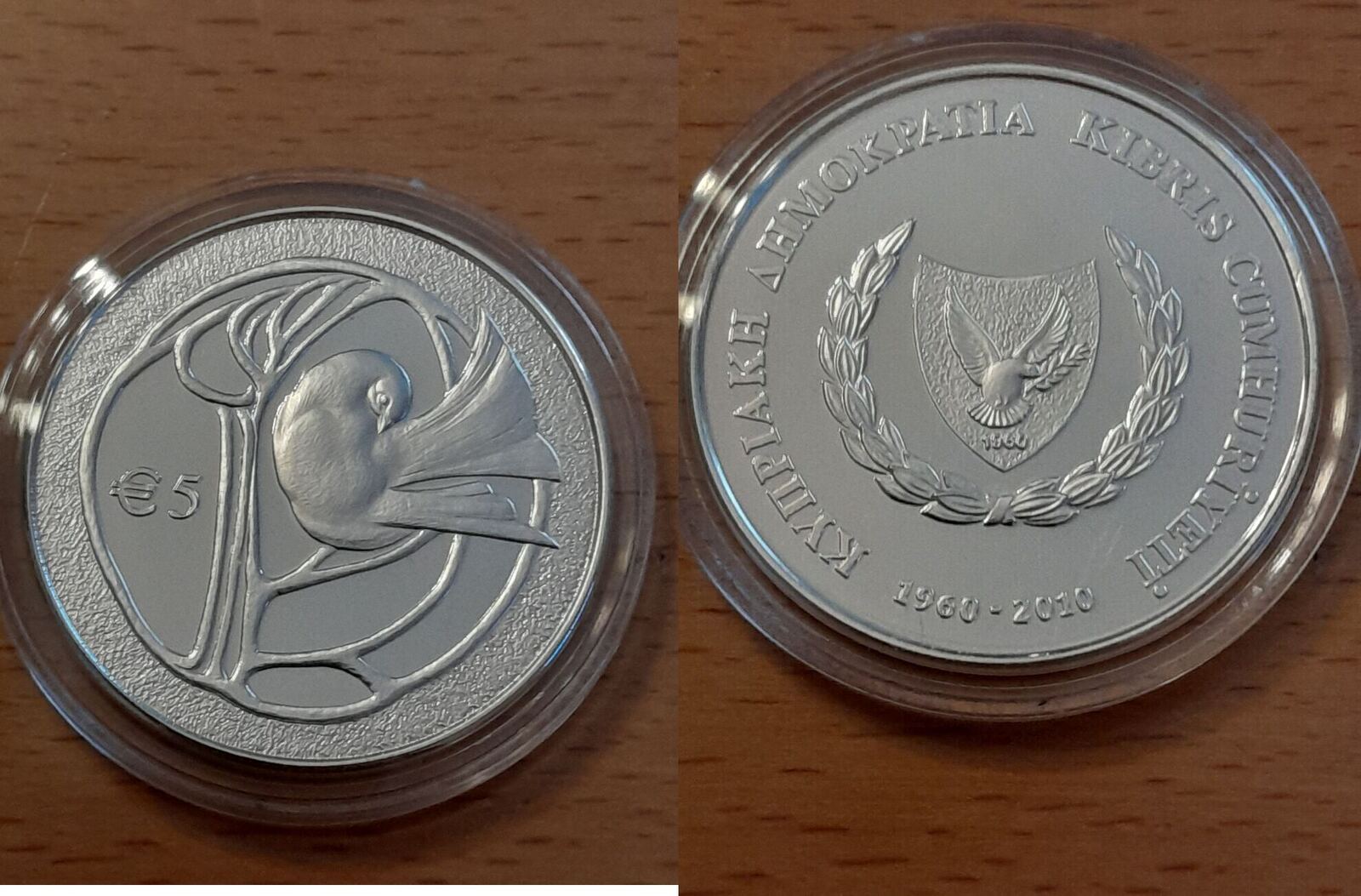 Zypern 5 Euro cyprus, silver commemorative coin 