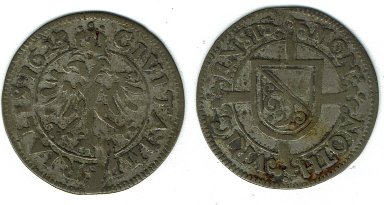 Schweiz - Zürich 1623 Zurich, 1 Batzen, like scan VF | MA-Shops