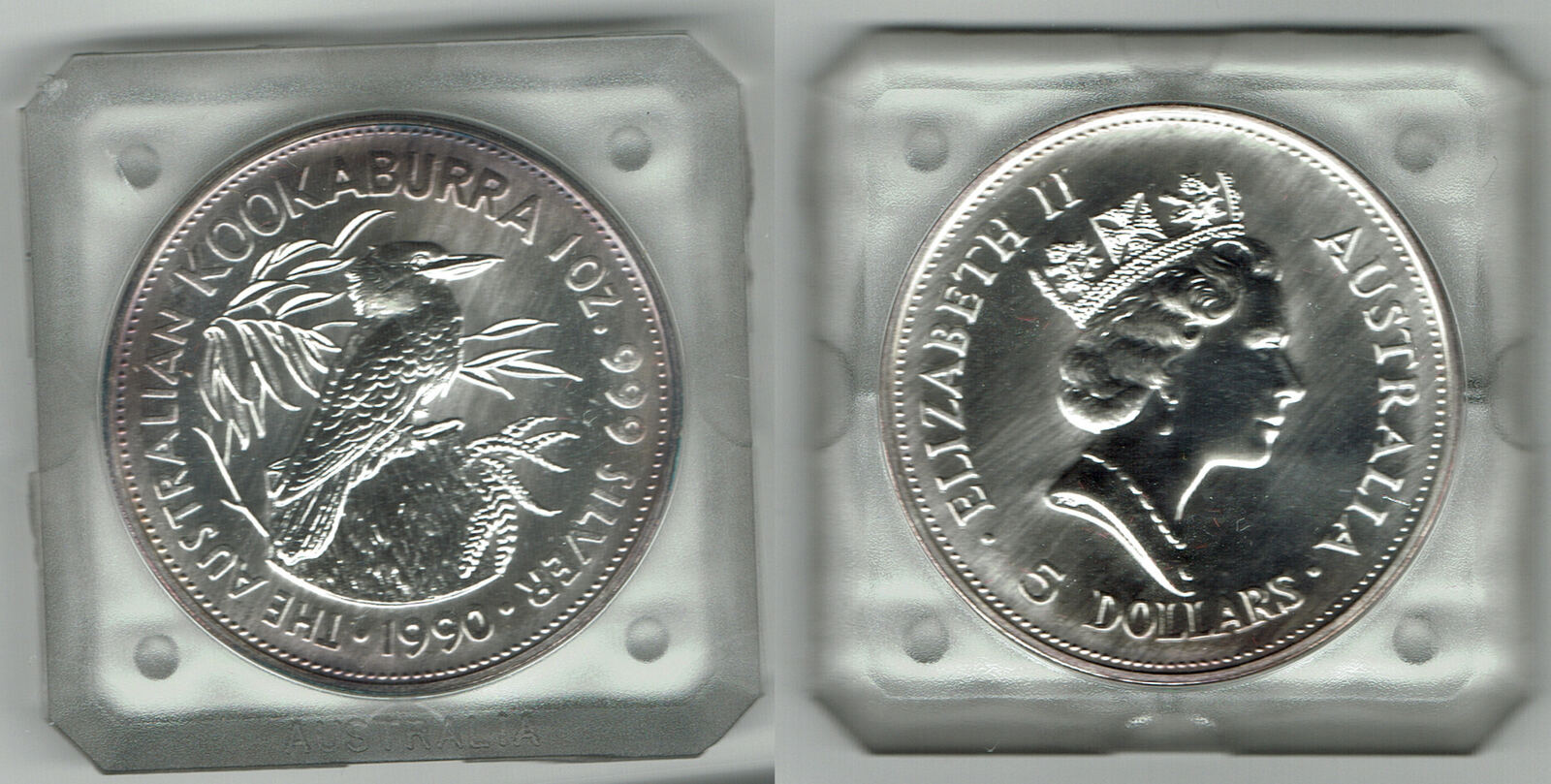 Australien 1 Dollar Australia Kookaburra 1990 1 Ounce Like Scan BU australien-1-dollar-australia-kookaburra-1990-1-ounce-like-scan-bu