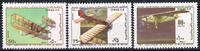Syrien 3 Werte Syrien, Michel-Nr. 1437 - 1439, Flugzeuge, Postfrisch -
