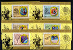 Zentralafrikanische Republik 6 Marken Zentralafrikanische Republik, Mi-Nr. Bl.24-29A Postwesen