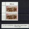 BRD 2 Werte BRD, Mi.-Nr. 1521 F 1 ,Paar Lette-Verein< / i> Plattenfehler