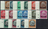 Lothringen 16 Werte Lothringen, Mi-Nr. 1-16, "Freimarken des Deutschen Reiches"