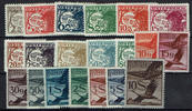 Österreich 20 Werte Österreich, Michel-Nr. 468-487 ": Flugpostmarken": Postfrisch