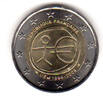 Frankreich 2 Euro Frankreich, 2 Euro Sondergedenkmünze 10 Jahre WWU 2009! -