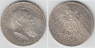 Bayern 5 Mark Kaiserreich, Bayern 5 Mark 1911 D, Prinzregent Luitpold, Erhaltung siehe Scan!