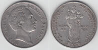 Bayern 2 Gulden Gedenkmünze Mariengulden 1855, König Maximilian II. , Rv. Patrona Bavariae