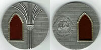 10 Dollars 2004 Liberia Gedenkmünze Tiffany Art, 1. Ausgabe mit Etui (Gebrauchsspuren) Versand NUR in EU Stempelglanz