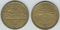 Libanon 25 Piaster lebanon (liban), 25 piastres, like scan -