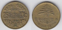 Libanon 25 Piaster lebanon (liban), 25 piastres, like scan -