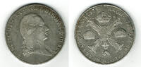 Haus Habsburg - Franz II. Kronentaler austrian states, franz II., 1793 M (Milano), kronenthaler like scan -