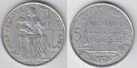 Französisch Polynesien 5 francs Polynesien, 5 Francs, 1977 -