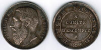 Belgien Silbermedaille Belgium - Belgique, silver medal, Banque Nationale - Comité d'Escompte -