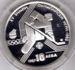 Bulgarien 10 Leva Bulgarien 1987, Olympia: Winterolympiade Calgary 1988 Eishockeyspieler, PP! -