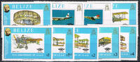 Belize 9 Werte (4 C - $ 4) 9 Marken 100. Todestag von Rowland Hill -