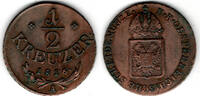 Haus Habsburg - Österreich 1/2 Kreuzer 1816 A Franz II., 1/2 Kreuzer 181... 10.56 US$ Tax included +  14.08 US$ shipping