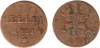 Frankfurt 1 Heller Frankfurt, 1 Heller 1821, Kursmünze, siehe Scan! -