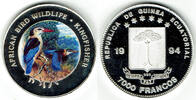 Äquatorial-Guinea 7000 Francos equatorial guinea, 7000 francos "kingfisher" multicolored -