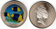 Niue 1 Dollar Niue, Marine Life Protection, fish, multicolored -