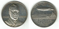 Medaillen - Weimarer Republik Silbermedaille AR-Medaille 1924, Amerikafahrt Zeppelin LZ 126 - Hugo Eckener, siehe Scan -
