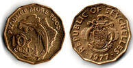Seychellen 10 Cents Seychelles, 10 Cents FAO -