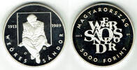 Ungarn 5000 Forint hungary, silver coin 5000 Forint "Weöres Sandor" -