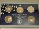 USA 1,25 Dollars USA, United States Mint 50 States Quarters Proof Set 2000, with COA -