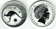Australien 1 Dollar australia 2005, silver ounce kangaroo, Unciruclated -