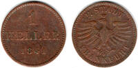 Frankfurt 1 Heller Frankfurt, 1 Heller 1841, Kursmünze -