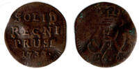 Preussen 1 Schilling Brandenburg-Preußen, Friedrich Wilhelm I., 1733 -
