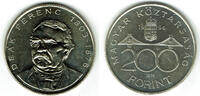 Ungarn 200 Forint hungary silver coin, 200 forint, Deak Ferenc, like scan -