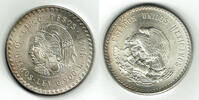 Mexico 5 Pesos 1948 Mexico 1948, 5 Pesos, 'Head with Headdress left' vor... 45.75 US$ Tax included +  14.08 US$ shipping