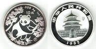 China 10 Yuan china silver panda 1992, 1 ounce, proof in capsule -