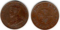 Hongkong 1 Cent British Colonies - Hongkong, 1 Cent 1932, George V. -