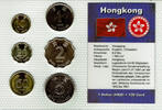 Hongkong 8,80 Dollar (HKD) Hongkong, coin set, 10 cents - 5 dollars (6 coins) -