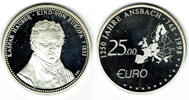Deutschland - Ansbach Silbermedaille - "25 Euro" Ansbach, Eurovorläufer - 25 Euro Kaspar Hauser, kein Zahlungsmittel! -
