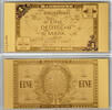 Bundesrepublik Deutschland Goldbarren Germany, gold medal, 0,5 gram finegold, 1 Mark 1948 -