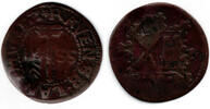 Brandenburg-Preußen - Ravensberg 12 Pfennig Ravensberg (Bielefeld), 12 Pfennig 1655 mit Gegenstempel Sparrenschild -