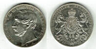 Braunschweig-Calenberg-Hannover  Hannover, 1 Vereinstaler 1866 B, King Georg V. 1851-1866 EF, Randfehler, leicht berieben
