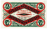 Deutsches Reich - Notgeld 2 Mark Bielefeld, Stadt Sparkasse, 1. Dezember 1918 -