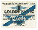Deutsches Reich - Wertbeständiges Notgeld 2 Goldpfennig Aachen, Firma L. Tietz A.G., 10. Januar 1924, Gutschein, -