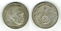 Drittes Reich 5 Reichsmark 1937 A Drittes Reich, 5 Reichsmark 1937 A, Hi... 273.05 元  ＋  93.62 元 运费