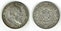 W&uuml;rttemberg 3 Mark 1909 F Kaiserreich, 3 Mark, W&uuml;rttemberg 1909 F, Wilhe... 304.25 元  ＋  93.62 元 运费