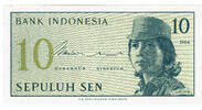 Indonesien 10 Sen 1964 Indonesia, 10 Sen, I 15.60 元  ＋  93.62 元 运费